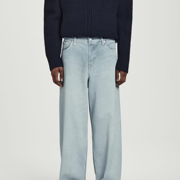 cos rider 와이드 레그 진 29사이즈 라이트블루