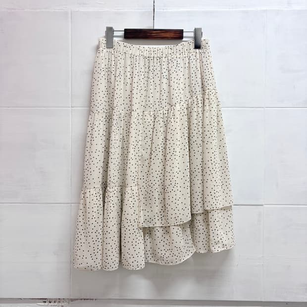 marvelous by pierrot 도트 언발 미디 스커트 JPN