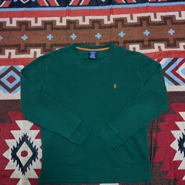 M) 폴로 랄프로렌 와플티 그린