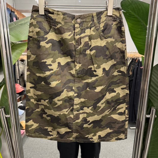 japanese vintage 카모패턴 스커트