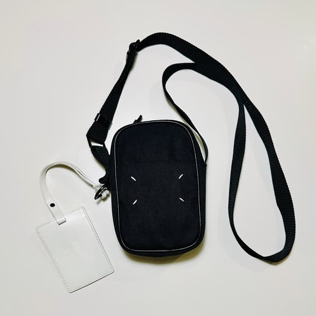 메종 마르지엘라 미니 크로스 백 블랙 카메라백