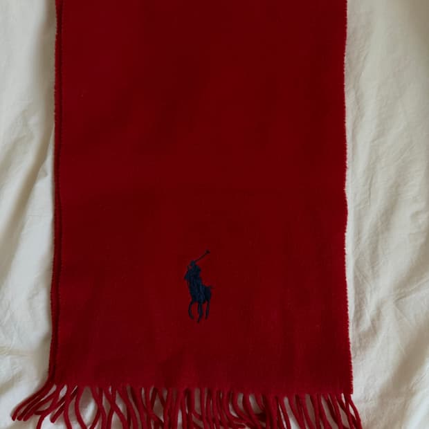 폴로 랄프로렌 램스울 머플러