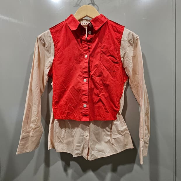 MARNI 마르니 여성 레이어드 셔츠