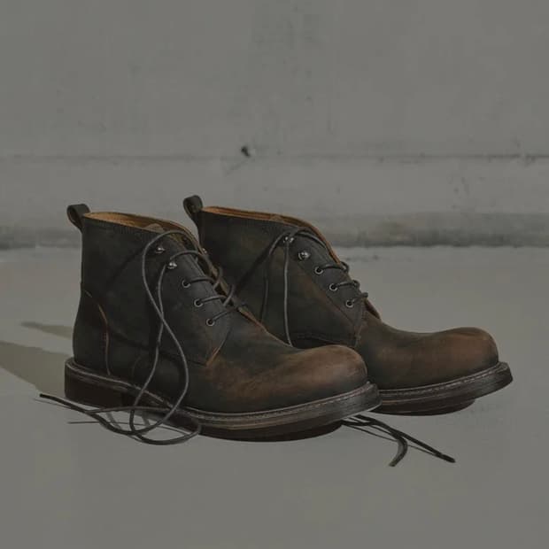 새상품 로맨틱무브 레일로드 워커 부츠 285 오일 빈티지브라운. 280