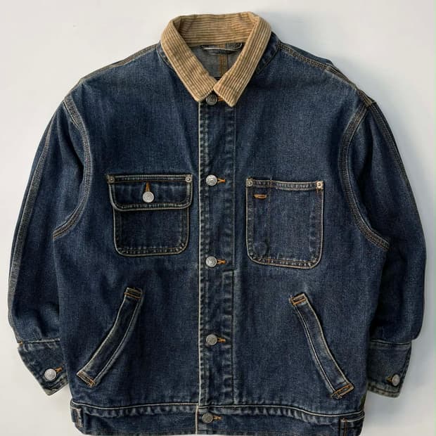 [M] 90s 폴로 랄프로렌 덩가리 데님 워크 자켓