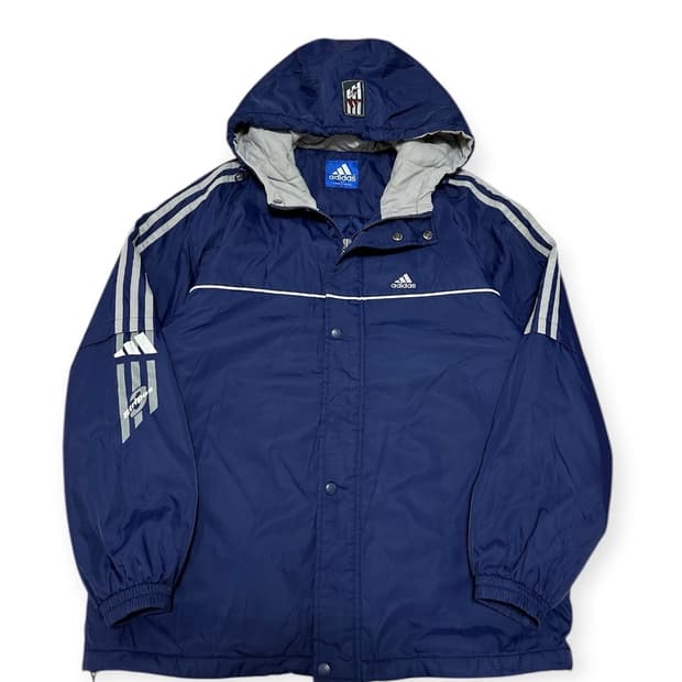 아디다스 00s 네이비 후드 자켓