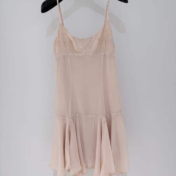 자라(ZARA) 자수 캐미솔 원피스