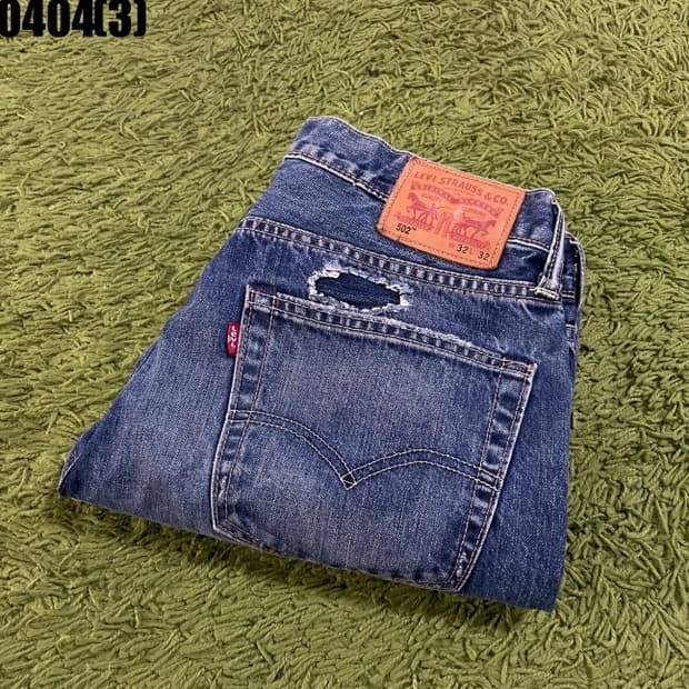 리바이스 502 청바지 데님팬츠