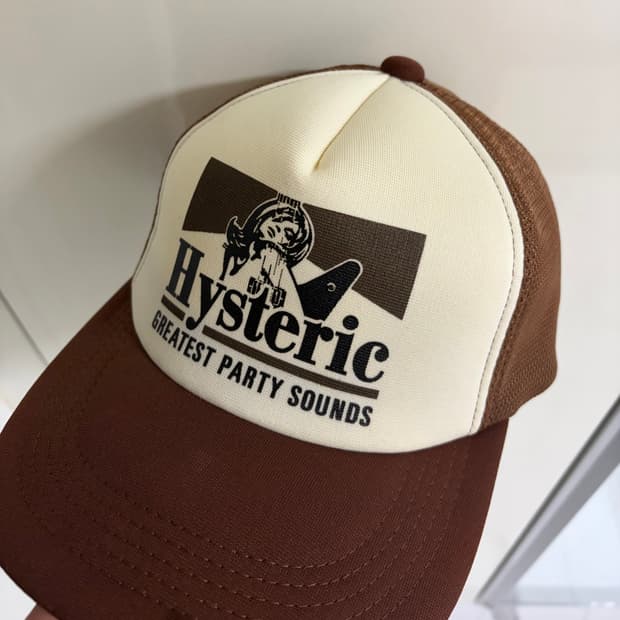 히스테릭 글래머 메쉬캡 브라운