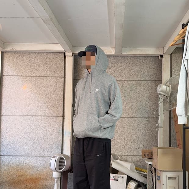 나이키 스펠 로고 후드티