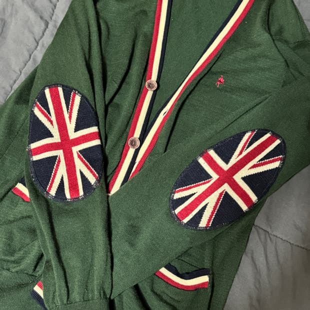 OLZEN 가디건 그린