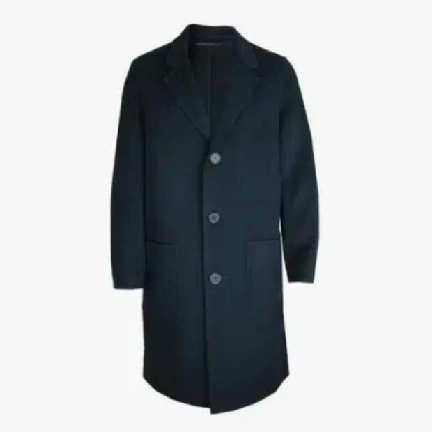 아미 정품 남성 더블 포켓 울 코트 다크그린 46