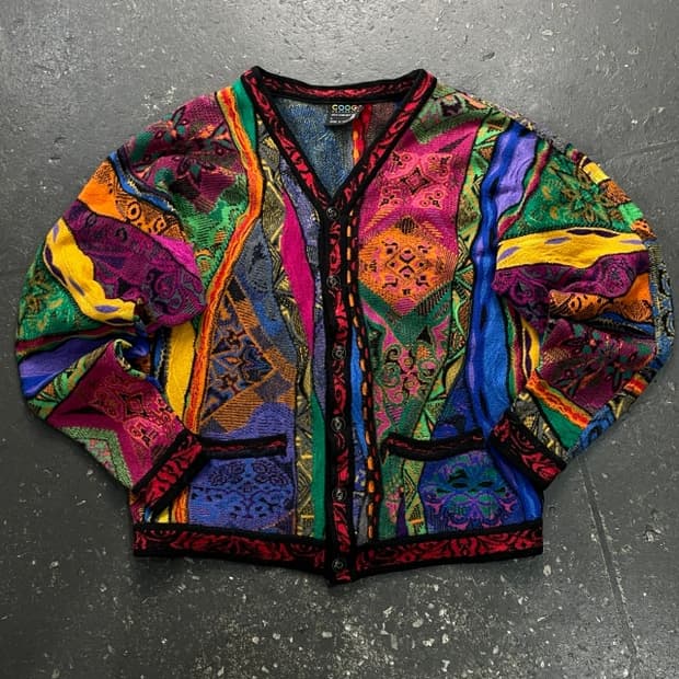 100 쿠지 케이블 가디건