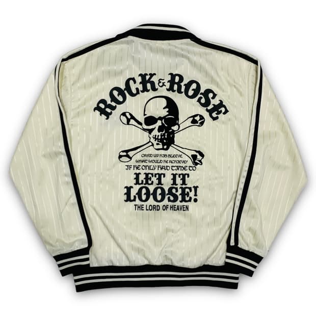 펑크 락 헤븐 스컬 트랙탑 집업 자켓