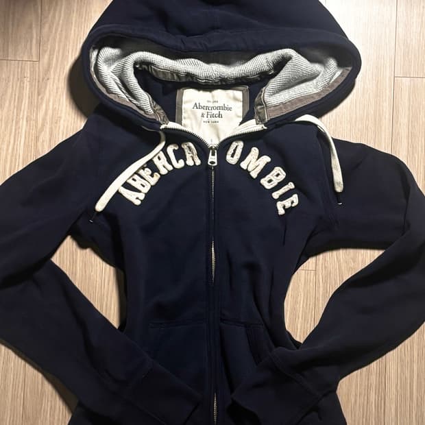 아베크롬비 후드집업 네이비