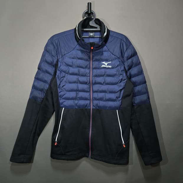 미즈노 MIZUNO 경량패딩 자켓 네이비/블랙