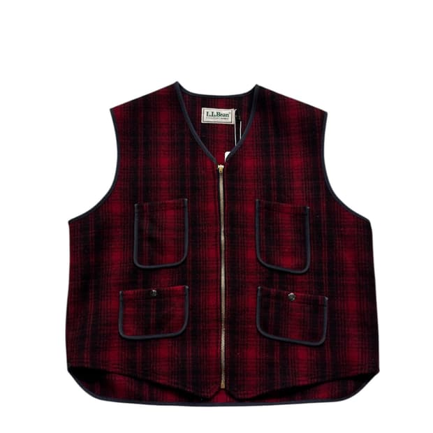 90s 엘엘빈 울 헌팅 베스트 made in usa