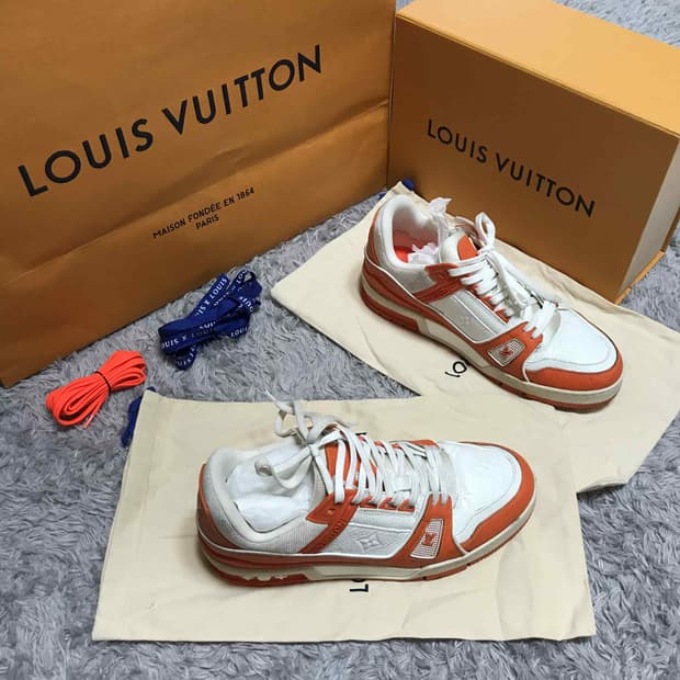 {클로젯}[6.5][풀구성]루이비통 트레이너 스니커즈