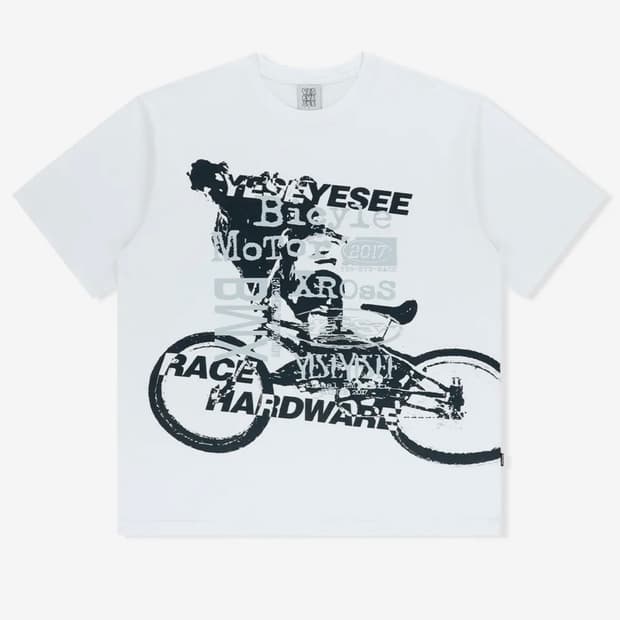 예스아이씨 BMX 반팔티 화이트
