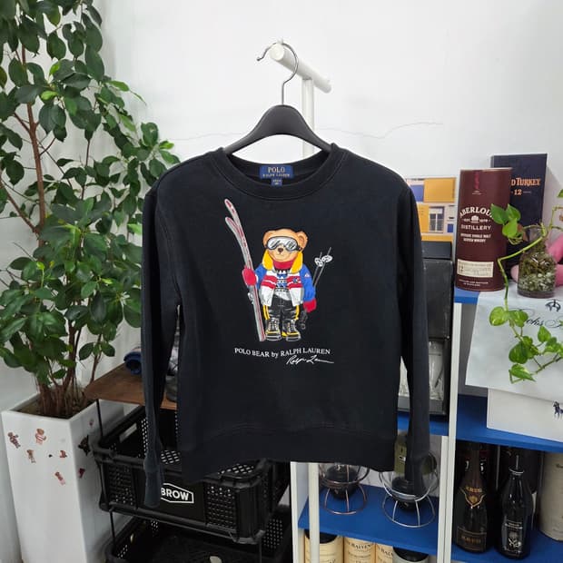 폴로랄프로렌 키즈 폴로베어 프린팅 스웻셔츠 S/8