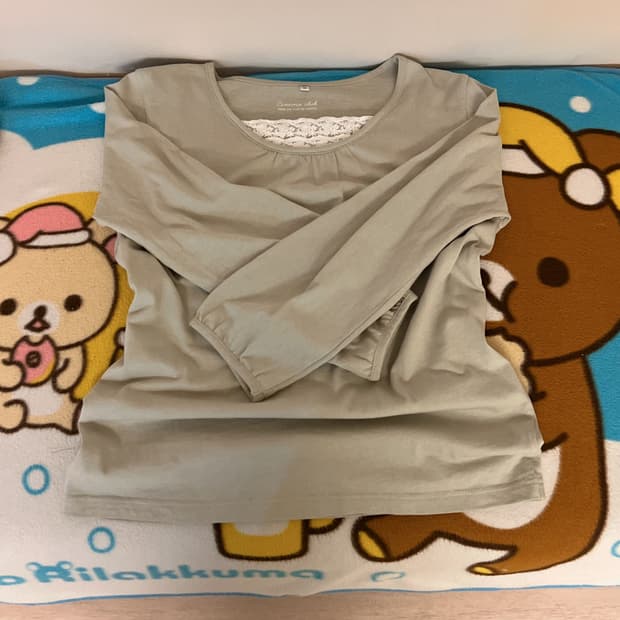 카메빈티지 민트 레이스 슬리브