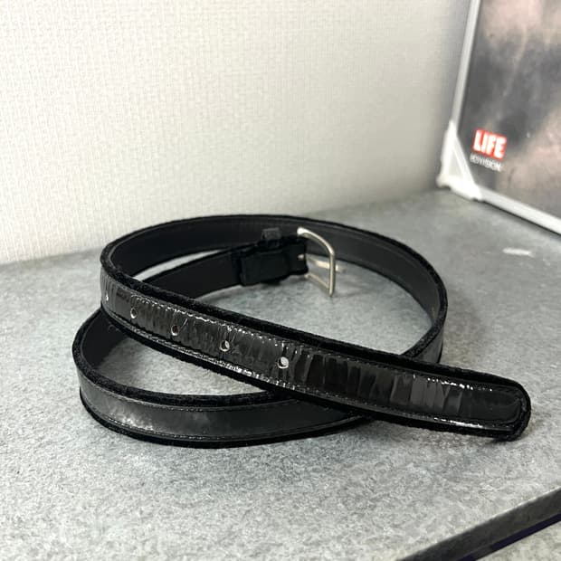 COMME des GARCONS tricot-ENAMEL BELT