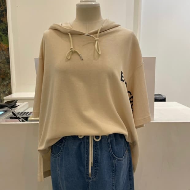 STUDIO TOMBOY 레터링 후디 티셔츠