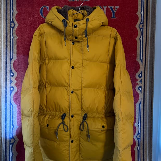 RRL Quilted Hood Padding Yellow XL