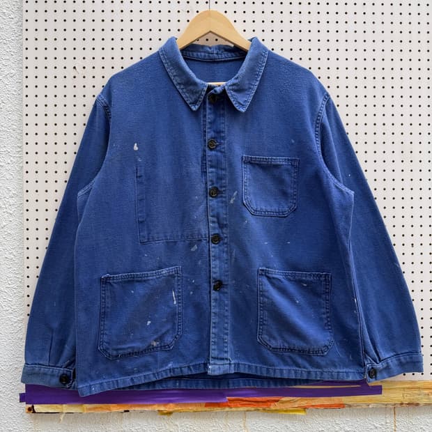 70s PAINT NATURAL FADED FRENCH 프렌치워크자켓
