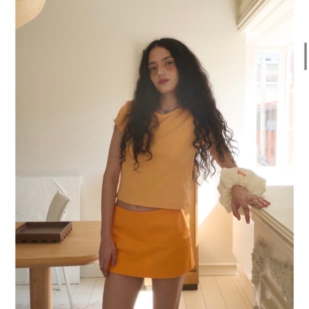 (새상품) 아우어솔티 Bibipop Low Waist Skirt