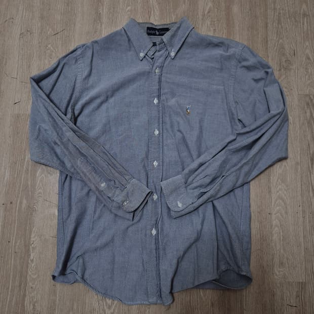 폴로 랄프로렌 스몰포니 솔리드 옥스포드 셔츠 L(100)