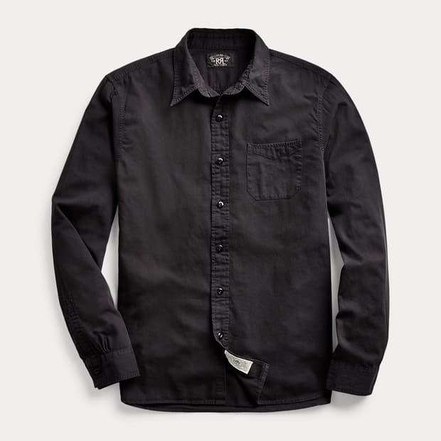 RRL 가먼트다이 트윌 워크셔츠