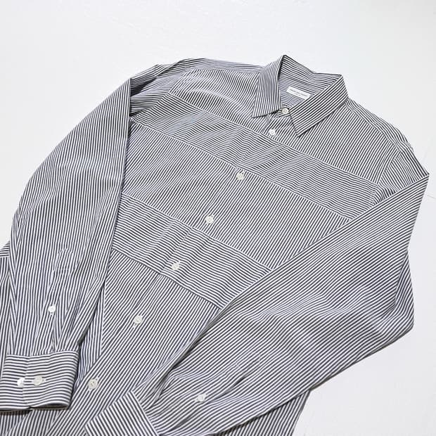 Dries van noten panel shirt