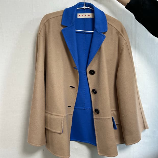 마르니 리버시블 캐시미어 자켓 44사이즈 (국내 55-66 추천)