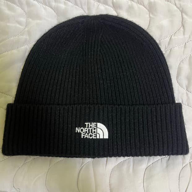 노스페이스 tnf 자수 로고 비니