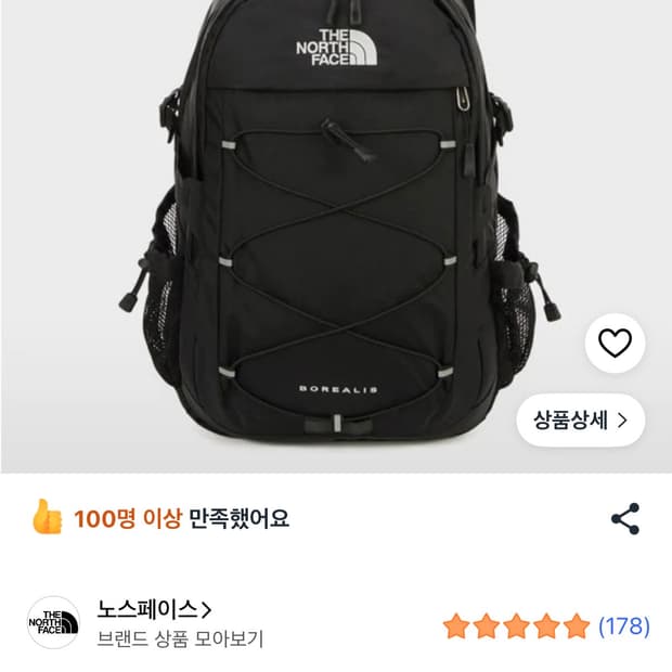 노스페이스 백팩 배낭 보레알리스 2