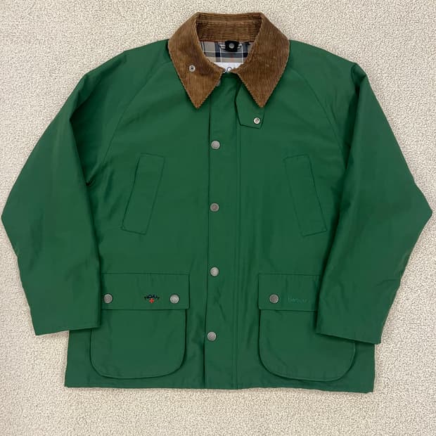 바버 X 노아 콜라보 그린 자켓