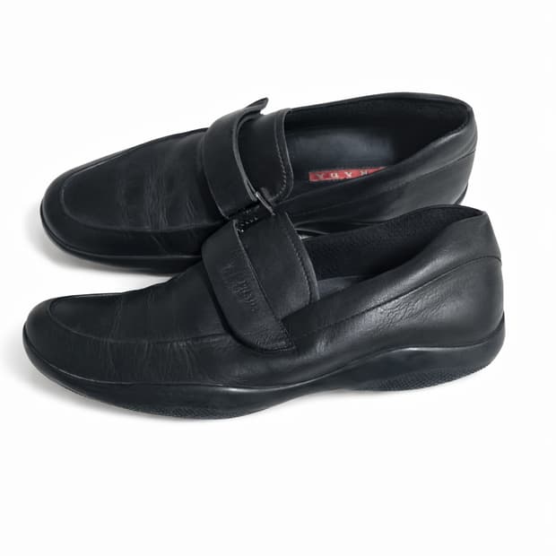 Prada sport upper velcro loafer Uk7