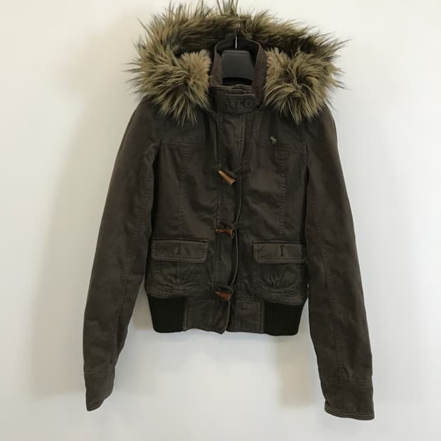 아베크롬비 Y2K 울프죠 퍼 봄버자켓 [여성55]