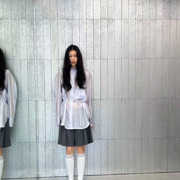 시스루 셔츠