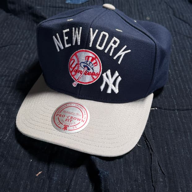 미첼앤네스 뉴욕 양키스 네이비 올인 2.0 어저스터블 햇 OS