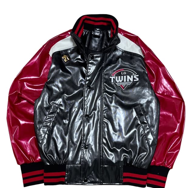 데상트 LG트윈스 야구 유광점퍼