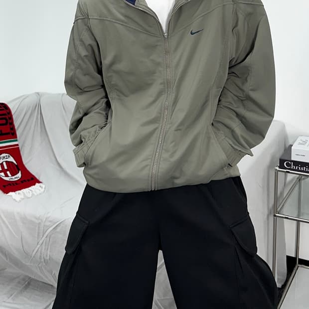 나이키 00s 카키 져지 L