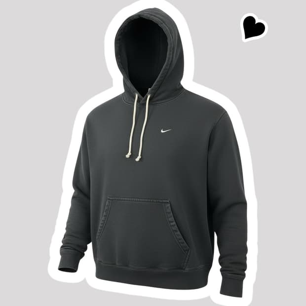 신형 나이키 블랙 오버후드티