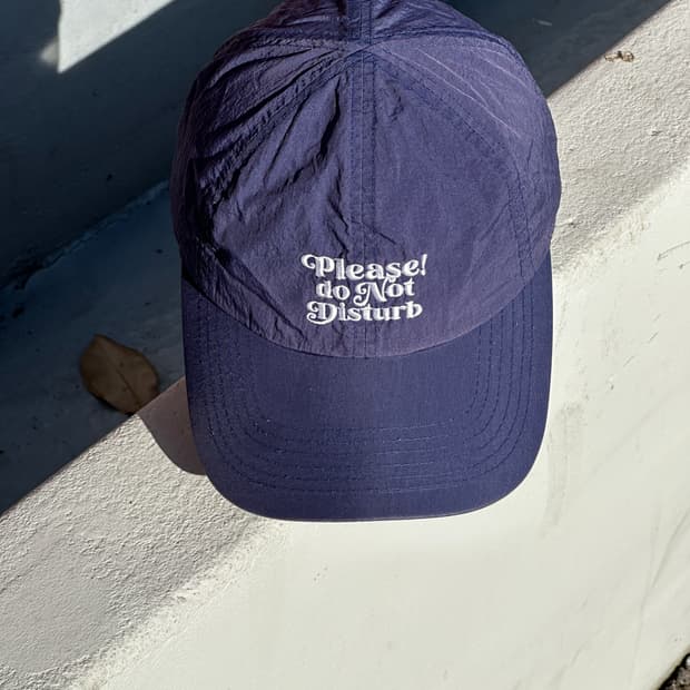 [F] 호텔 세리토스 네이비 나일론 볼캡 모자