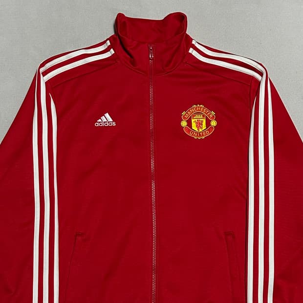 100 아디다스 맨체스터 유나이티드 레드 트랙탑