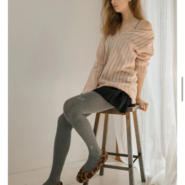 레터프롬문 블레이크 울 니트 원피스 핑크