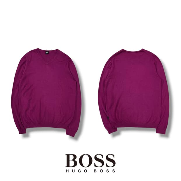 휴고보스 베이직 브이넥니트 s08609