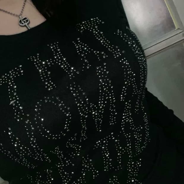 일본 빈티지 y2k 오네갸루 롱슬리브