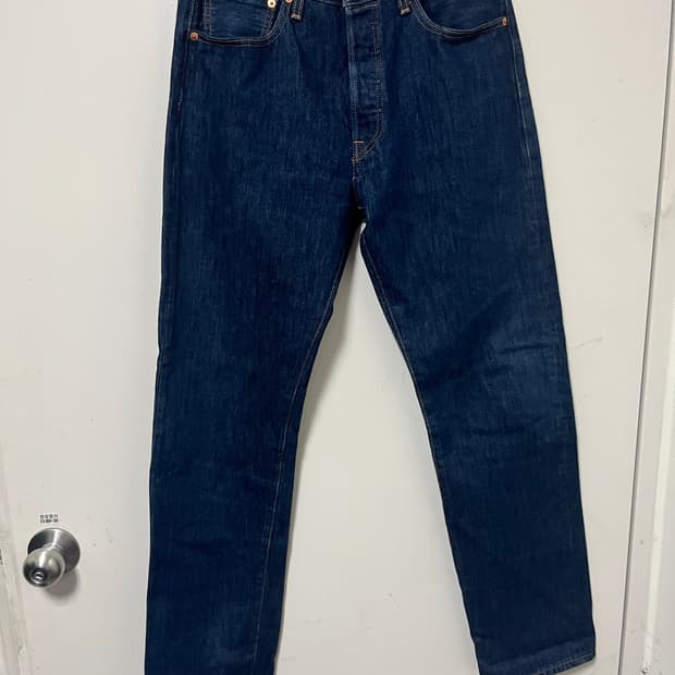 리바이스 501 진청 데님